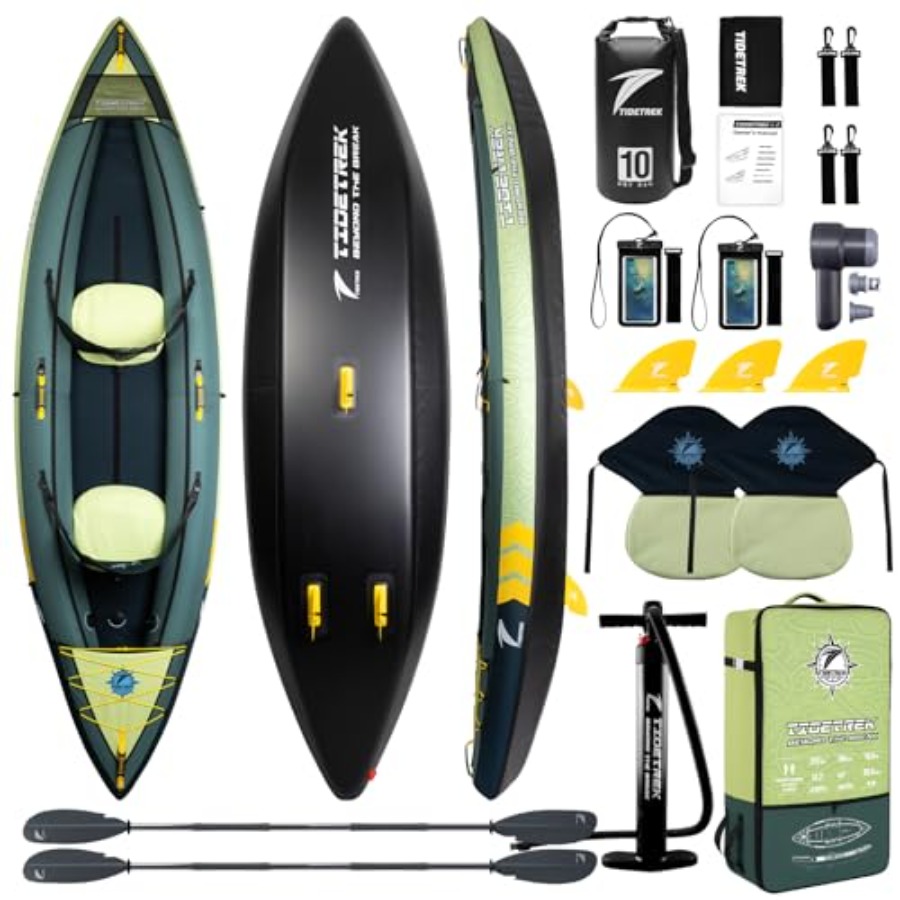 قارب كاياك قابل للنفخ للرحلات  - مراجعة Fishing Kayak Seat وسعره