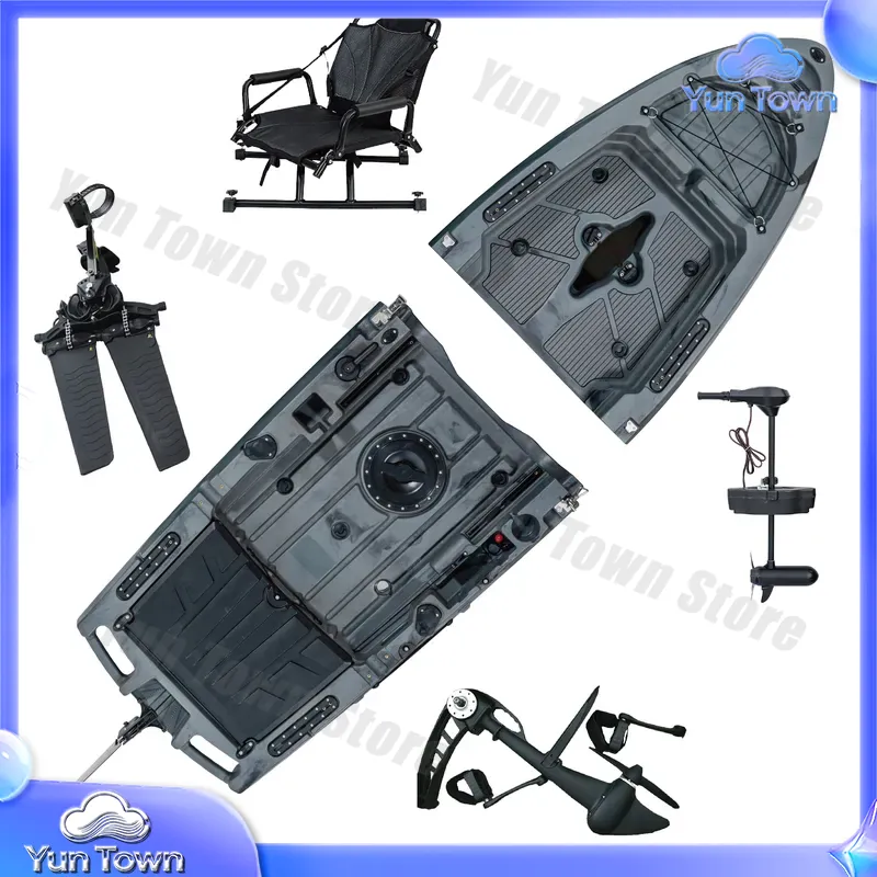 كاياك مودولار بطول 9.5 قدم مع  - مراجعة Fishing Kayak Pedal Drive وسعره